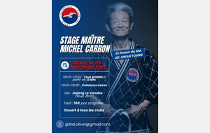 Stage de soutien Grand Maître LEE Kwan Young